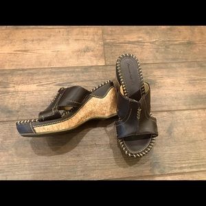 American Eagle cork Wedges, Brown Size 7